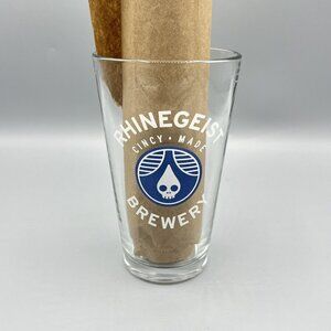 Rhinegeist Brewery Cincy Made Pint 16 Oz. Beer Glass Cincinnati Ohio Microbrew